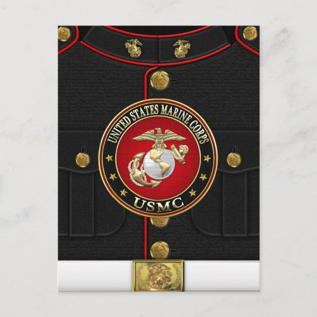 Carte Postale USMC EGA [édition spéciale] [3D] (Devant)