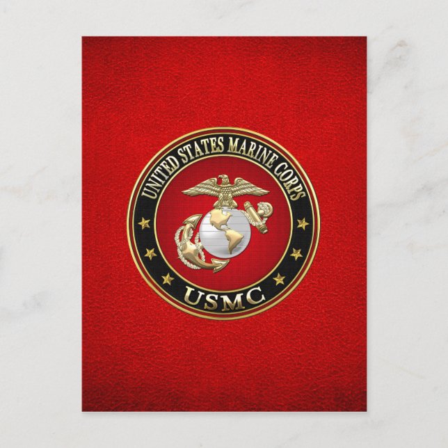 Carte Postale USMC EGA [édition spéciale] [3D] (Devant)