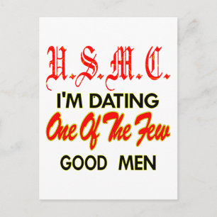 Carte Postale USMC I’m Dating L’un des rares bons hommes