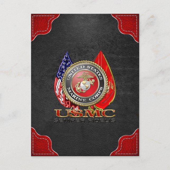 Carte Postale USMC Semper Fi [édition spéciale] [3D] (Devant)