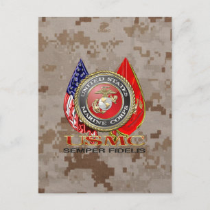 Carte Postale USMC Semper Fi [édition spéciale] [3D]