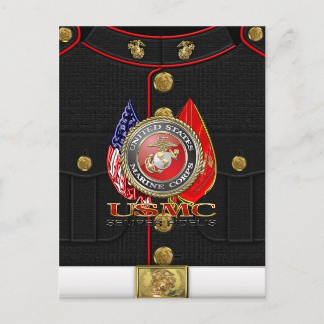 Carte Postale USMC Semper Fi [édition spéciale] [3D] (Devant)