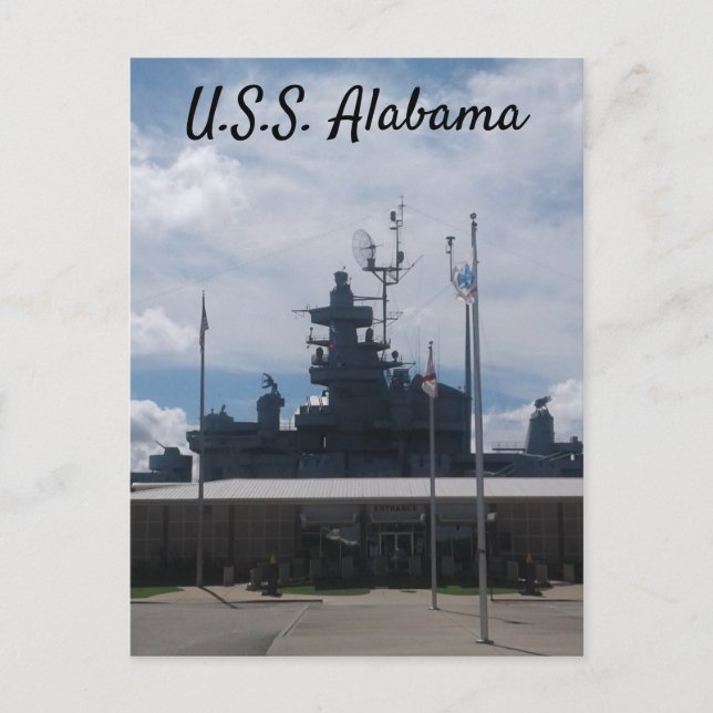 Carte Postale USS Alabama Battleship Museum - Mobile, AL (Devant)