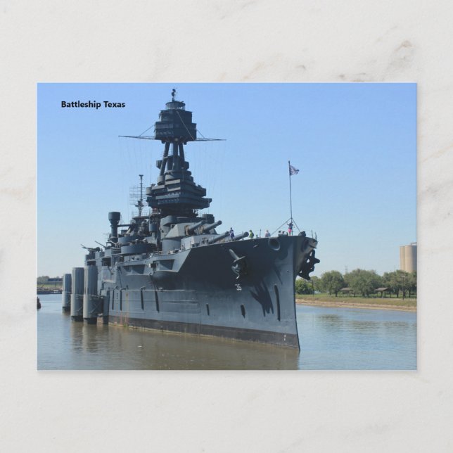 Carte postale USS Battleship Texas (Devant)