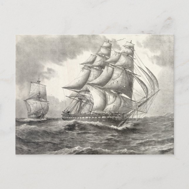 Carte Postale USS Constitution (Devant)