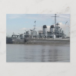 Carte postale USS KIDD DD 661