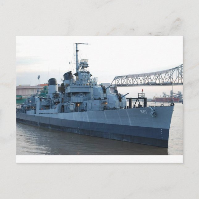 Carte Postale USS Kidd Ship (Devant)