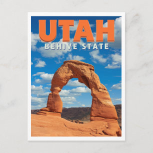 Carte Postale Utah Desert Arch Vintage