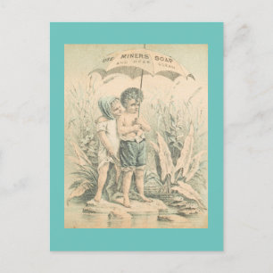 Carte Postale Utiliser le savon Miners