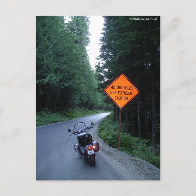 Carte Postale Utiliser une extrême prudence (Devant)