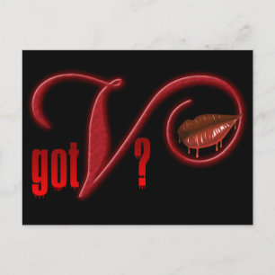 Carte Postale V obtenus - Sang de vampire