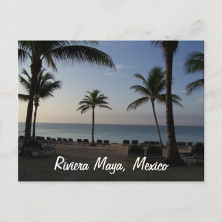 Carte Postale Vacances à la plage de Riviera Maya Cancun Mexique
