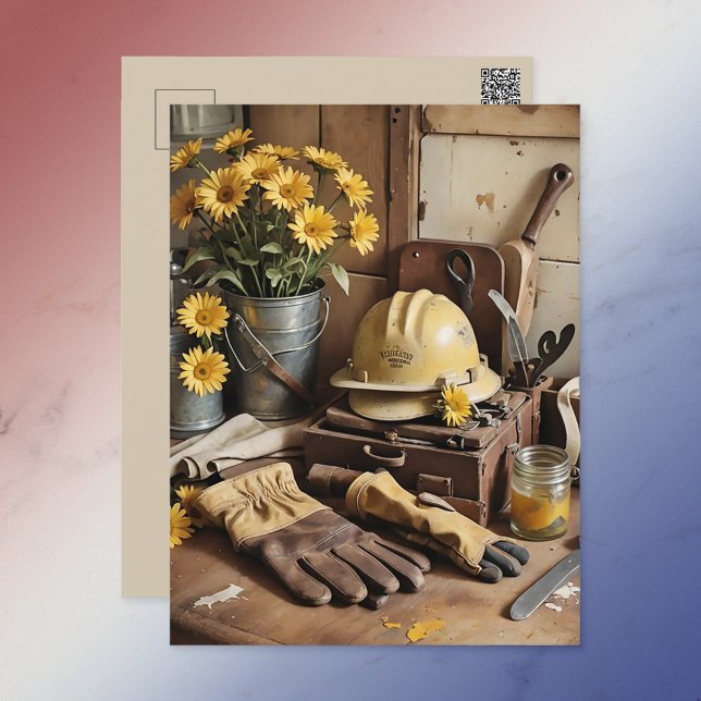 Carte Postale Vacances Casquettes difficiles (Créateur téléchargé)