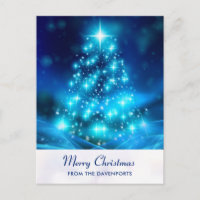 Vacances de Noël Electrique Blue