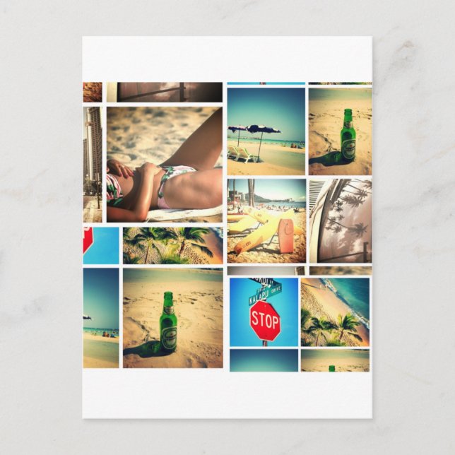 Carte Postale Vacances d'été (Devant)