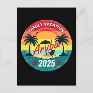 Carte Postale Vacances en famille à Aruba 2025 Vacances en famil