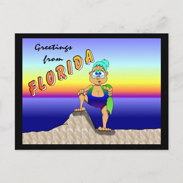 Carte Postale Vacances Gladys (Devant)