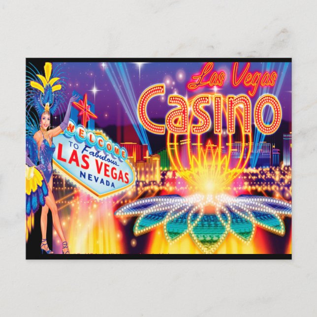 Carte Postale Vacances Las Vegas (Devant)