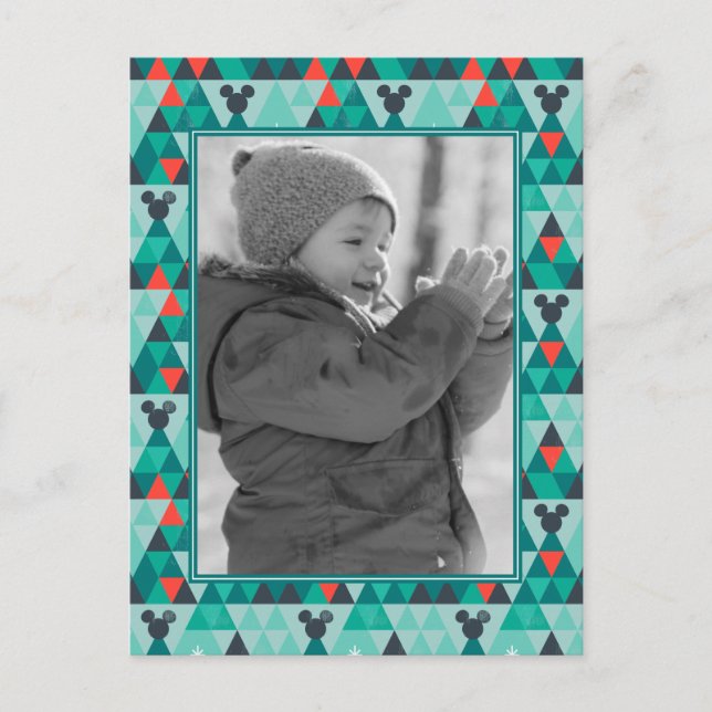 Carte Postale Vacances pour tous | Motif de Noël rétro (Devant)