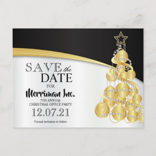 Carte Postale Vacances - Sauvegarder la date - Fête de bureau