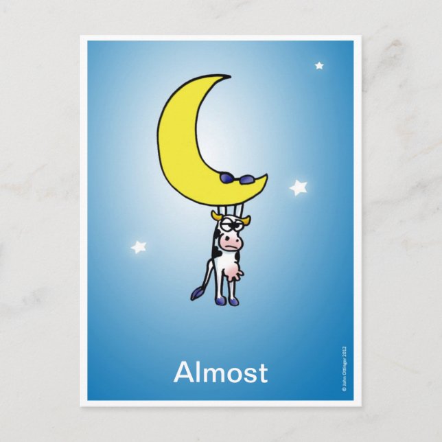 CARTE POSTALE VACHE (Devant)