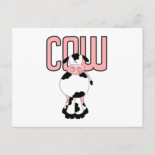 CARTE POSTALE VACHE (Devant)