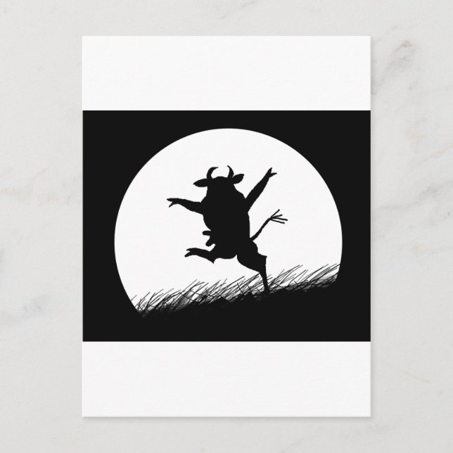 Carte Postale Vache dansante (Devant)