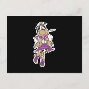Carte Postale Vache de vache mignonne