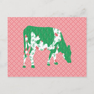 Carte Postale vache frisonne, koe friese