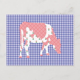 Carte Postale vache frisonne, koe friese