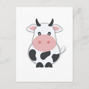 Carte Postale Vache moo mignonne