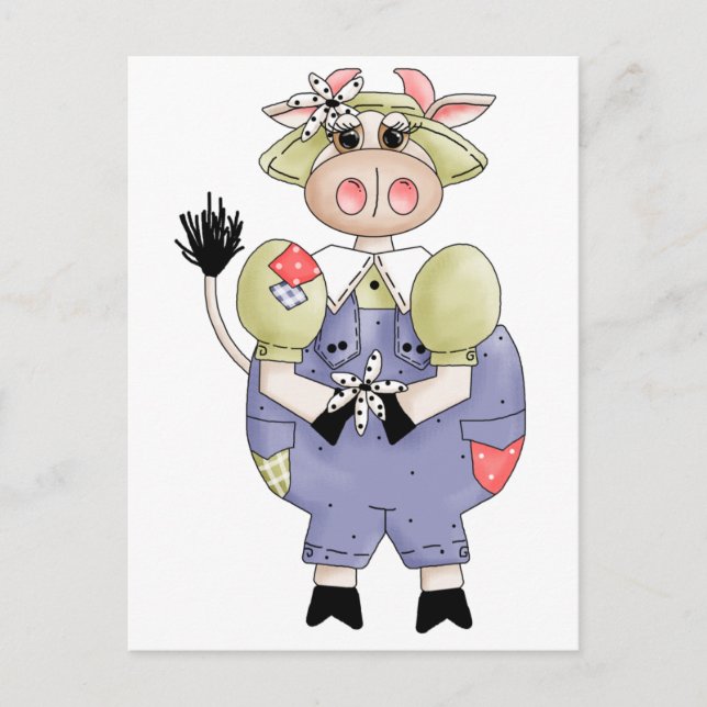 Carte Postale Vache mûre (Devant)