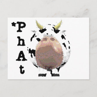 Carte Postale vache phare