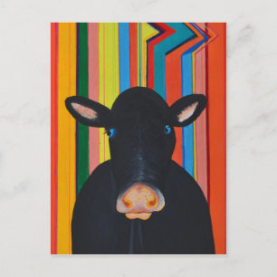 Carte Postale Vache rétro