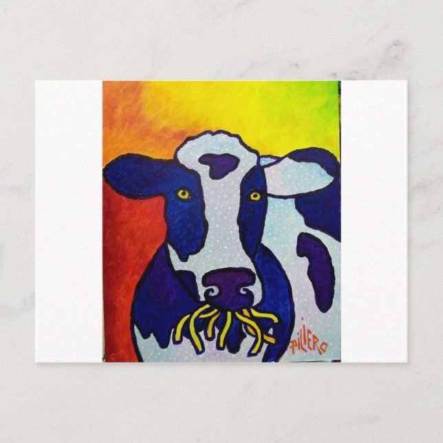 Carte Postale Vache Wow piliero (Devant)