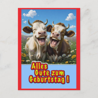 Carte Postale vaches amusantes
