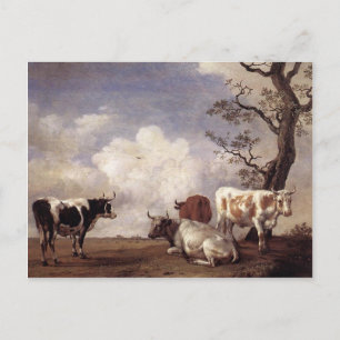 Carte Postale Vaches par Potter