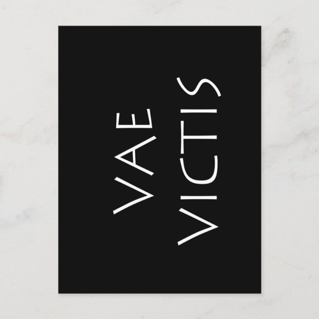 Carte Postale Vae victis (Devant)
