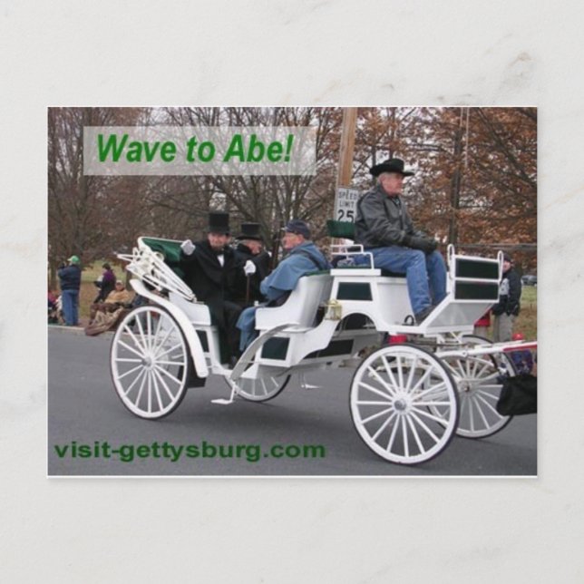 Carte Postale Vague à Abe Lincoln (Devant)
