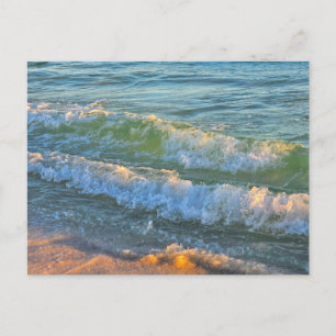 Carte Postale Vagues de l'océan