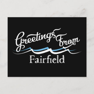 Carte Postale Vagues d'eau Fairfield