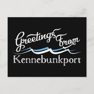 Carte Postale Vagues d'eau Kennebunkport