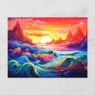 Carte Postale Vagues épiques 5