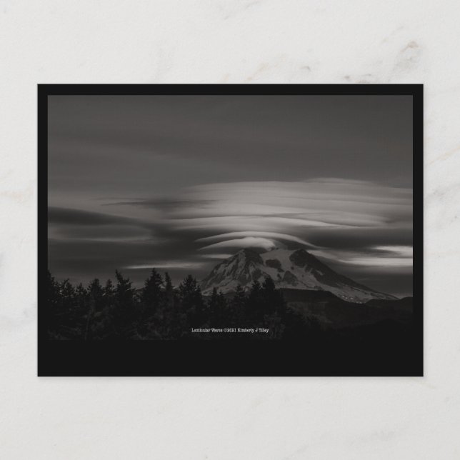 Carte Postale Vagues lenticulaires (Devant)