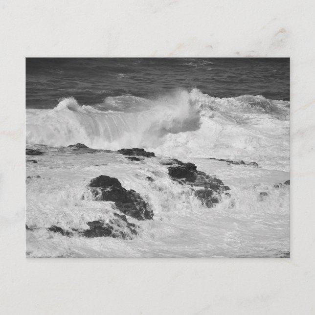 Carte Postale Vagues océaniques à Kilauea (Devant)