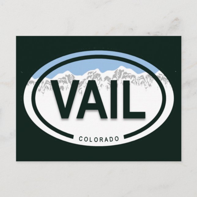 Carte Postale Vail Colorado Rocky Mountain (Devant)