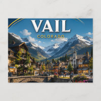 Vail Colorado Village de Montagne Scénique