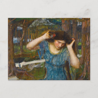 Carte Postale Vain Lamorna Étude Lamia par Waterhouse