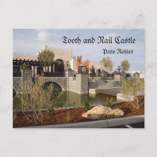 Carte Postale Vaisseau de Château de dents et de ongles en Paso 
