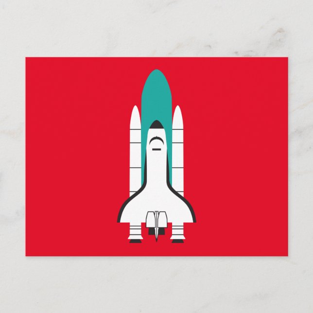 Carte Postale vaisseau spatial (Devant)